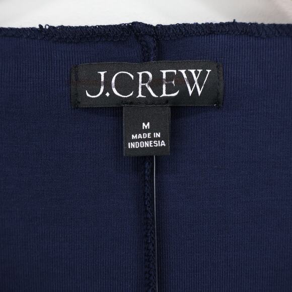 J.Crew Refined Rib Shell Tank Top Navy Blue Size Medium NWT - Picture 4 of 8